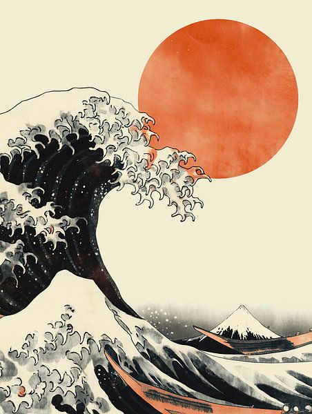 The Great Wave by Cats & Dotz