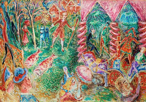 Nils Dardel - The tourist hotel in Rättvik