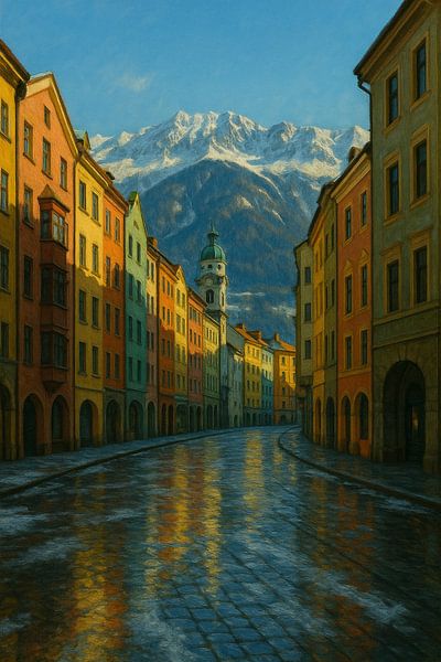 Reflets de lumière à Innsbruck par Travel Shop