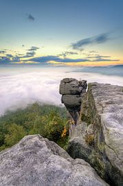 Auf dem Lilienstein im Elbsandsteingebirge sur Michael Valjak