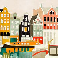 Amsterdam, Häuserfront