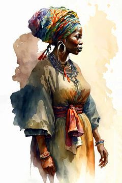 Africa Watercolour