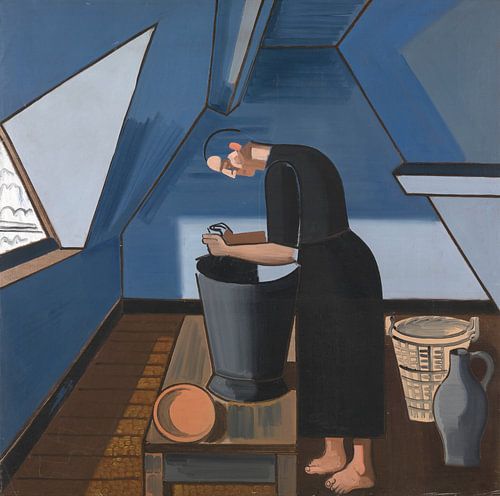 Jean Brusselmans  Werkende vrouw