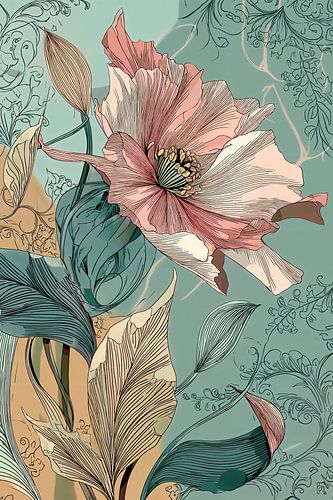 Vintage Flora in Pasteltinten no.2