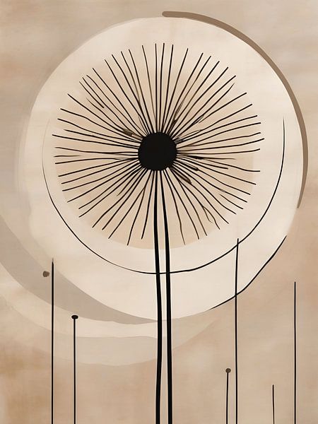 Japandi line work by On Your Wall