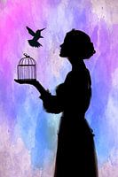SHADOW POETRY: The girl and the bird