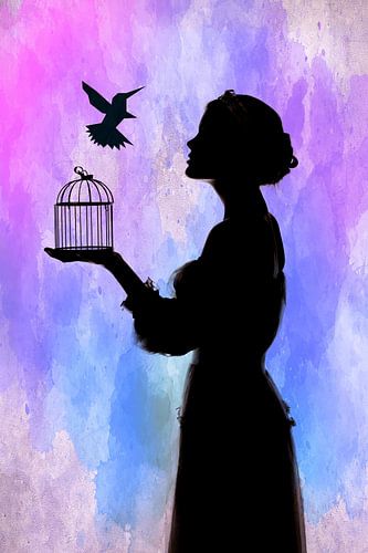 SCHATTENBLICK-POESIE: Das Mädchen und der Vogel