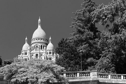 Sacre Coeur Paris in Black and White