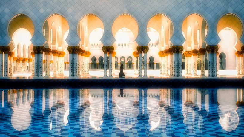 Moschee in Abu Dhabi von Jürgen Wiesler