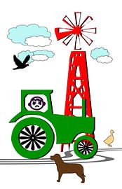 Tractor green von Roswitha Lorz