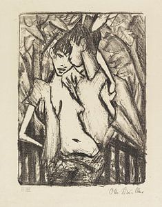 Zigeuner-Liebespaar, Otto Mueller, 1922