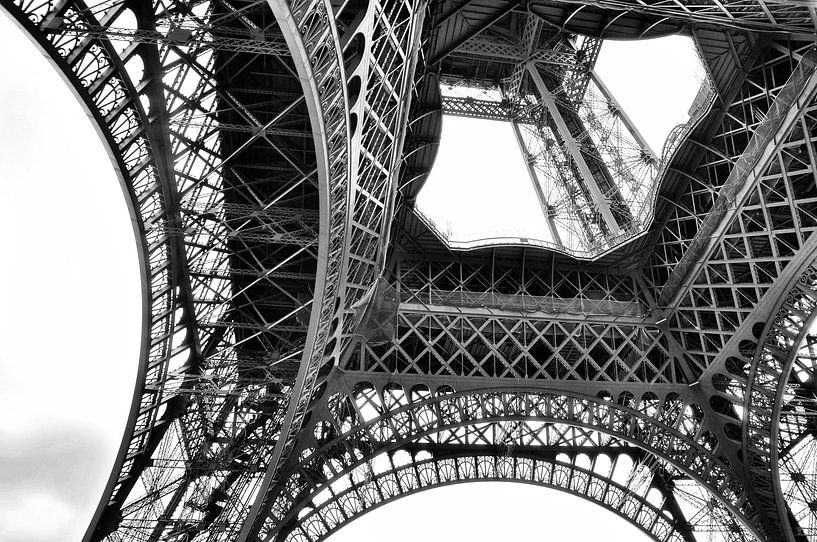Parijs Eiffeltoren in detail 2 van Cynthia van Diggele