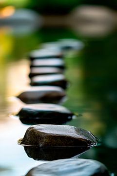 Water stones in soft light by Poster Art Shop