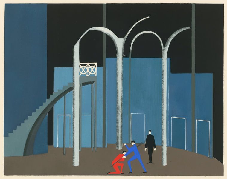 Alexandra Exter – Maquettes de Théatre 12 (1930) von Peter Balan