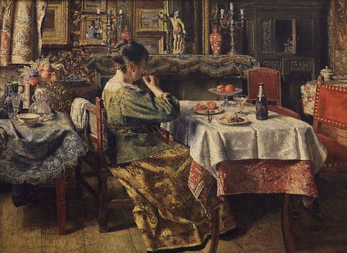 Henri De Braekeleer, The meal, 1885 by Atelier Liesjes