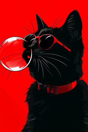 Le chat « Bubblegum »