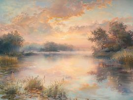 Gelassenheit am Teich von Christian Ovís