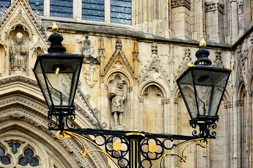 West Front of the York Minster by Gisela Scheffbuch