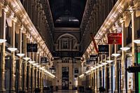 The Hague Passage at night