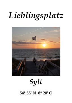 Lieblingsplatz auf Sylt beim Strandzugang bei Westerland