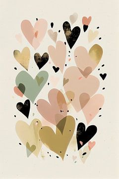 Pastel Hearts by Treechild