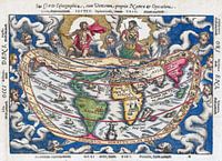 Peter Apian, wereldkaart, 1553