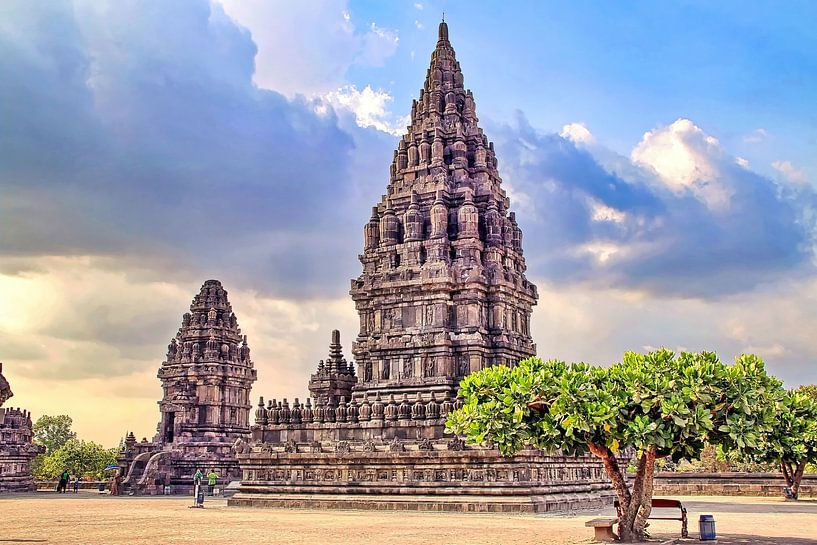 Prambanan, Hindu Temple by Eduard Lamping