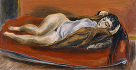 Yasuo Kuniyoshi – Liegende Frau, 1929