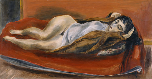 Yasuo Kuniyoshi – Reclining Woman, 1929