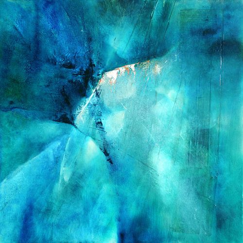 Blauw ontmoet turkoois