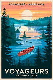 Voyageurs National Park, Minnesota by Poster Art Shop