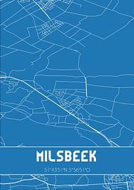 Blueprint | Map | Milsbeek (Limburg) by Prints of Place