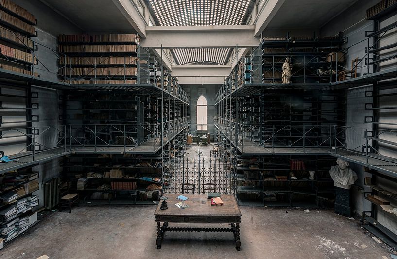 Eine verlassene Bibliothek von Dafne Op 't Eijnde