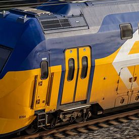 De trein raast voorbij van Mike Nuijs