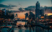 De Leuvehaven op de vroege avond van Jelte Lagendijk thumbnail