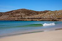Achmelvich Strand; Lairg; Sutherland, Schotland; Verenigd Koninkrijk