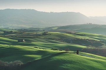 Lente in Val d'Orcia. Pienza, Toscane van Stefano Orazzini