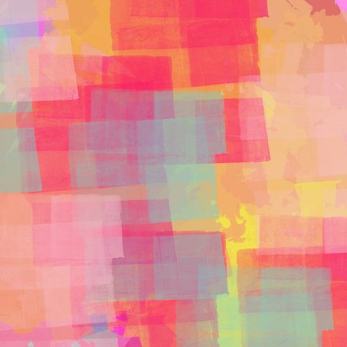 Pop van kleur. Kleurblokken in felle kleuren nr. 9