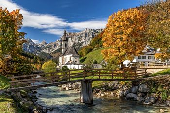 Herbst in den Berchtesgadener Alpen, Bayern, Deutschland