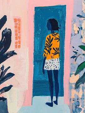Pastel Vrouw van De Mooiste Kunst