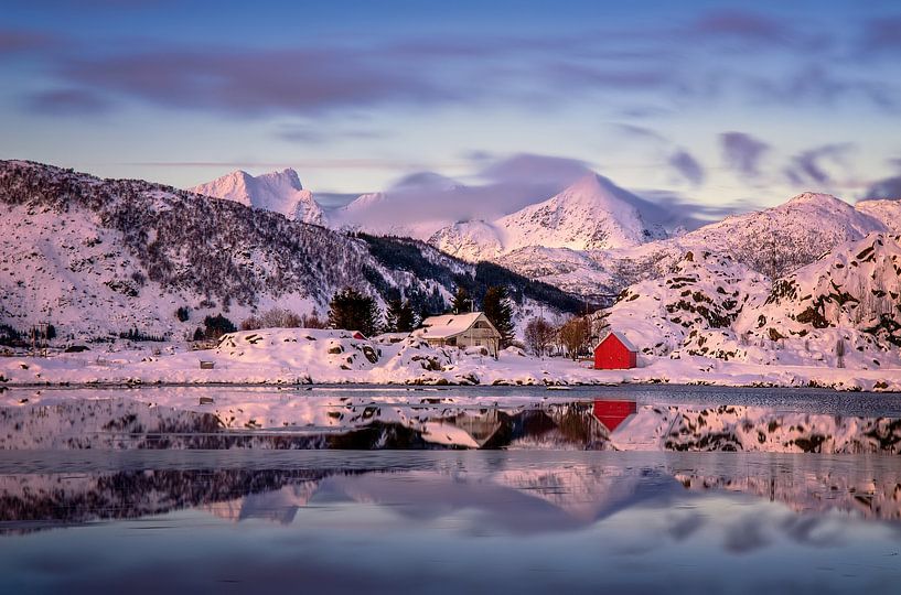 Steinefjorden sunset par Wojciech Kruczynski