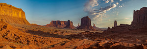 Monument Valley, Stammespark. Panoramafoto