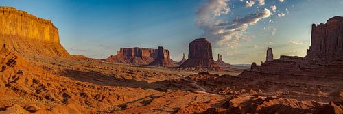 Monument Valley, Tribal Park. Panorama foto