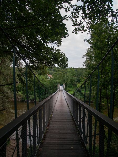 Pont suspendu au-dessus de l'Argen par Rinke Velds