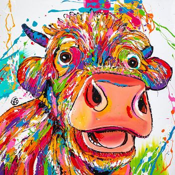 Fröhliche Kuschelkuh