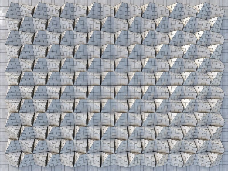 Relief F2 Badezimmerfliesen von Frans Blok - Fotos, Kunst und weitere Wanddekoration