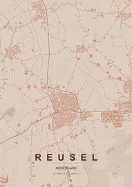Map of Reusel by Stef van Campen
