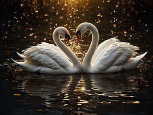 Swans | Couple d'amoureux