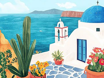 Cyclades Greece by Franka Poulain