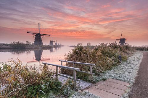 Winters Kinderdijk